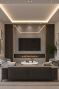 TV and Fireplace Installation